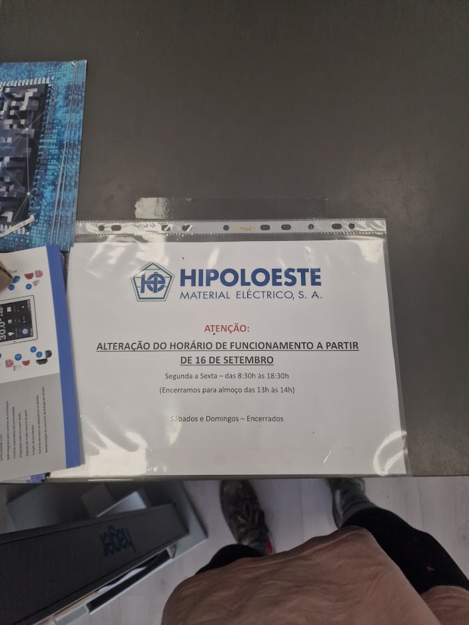 Hipoloeste - Material Eléctrico S.A.