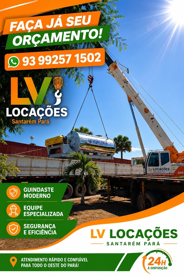 Aluguel de Guindaste - Santarém,PA/ LV LOCAÇÕES foto 8