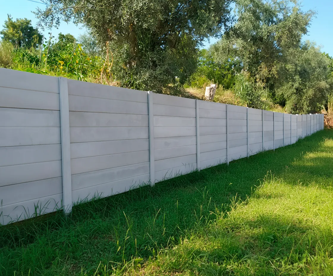Vedação modular de betão Euromuro — Miranda do Corvo