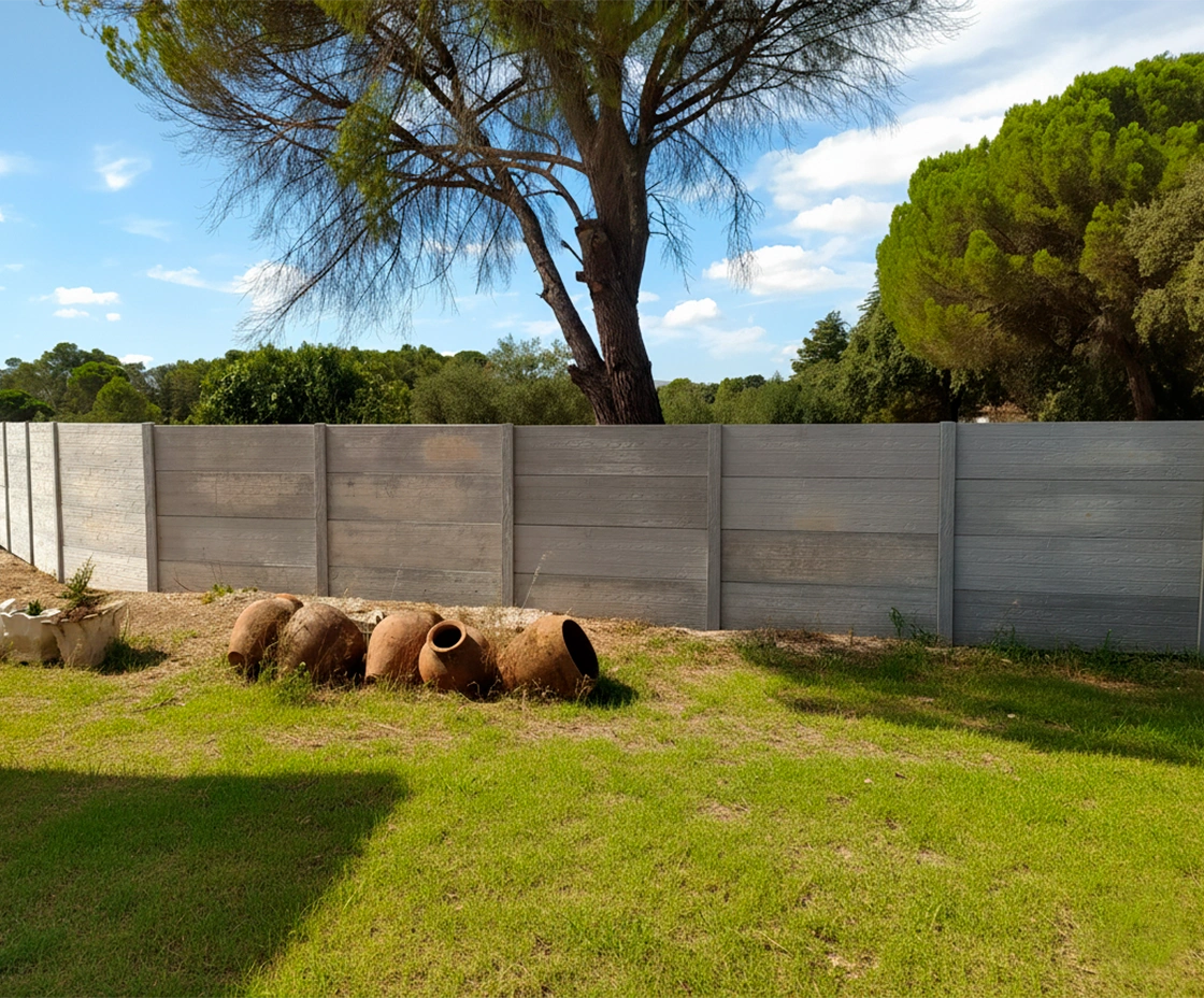 Vedação modular de betão Euromuro — Torres Novas