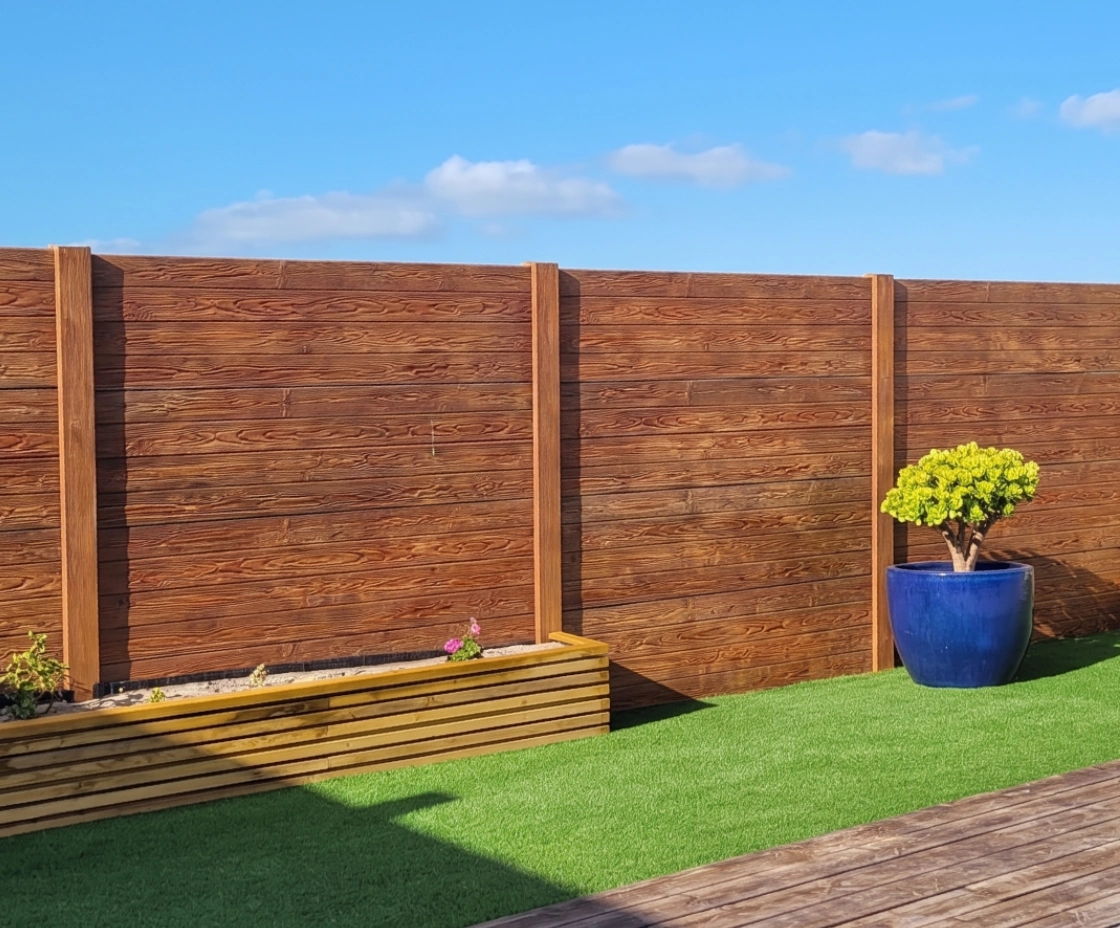 Vedação modular de betão Euromuro — Peniche